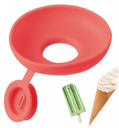 4 Ice Lolly Holder, 5x5x1cm Drip Free Popsicle Holders, Food Grade Silicone Ice Pop Holder, Reusable Ice Cream Cone Holders, s Treat Ice Lollies Drip Catcher, Washable Ice Popsicle Holders