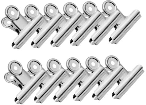 Mikinona 12piezas Clips Para Extensiones De Uñas Metálicos Especiales De Pinzas De Fijación Para Manicura Herramientas Para Pinzas De Uñas Decoración De