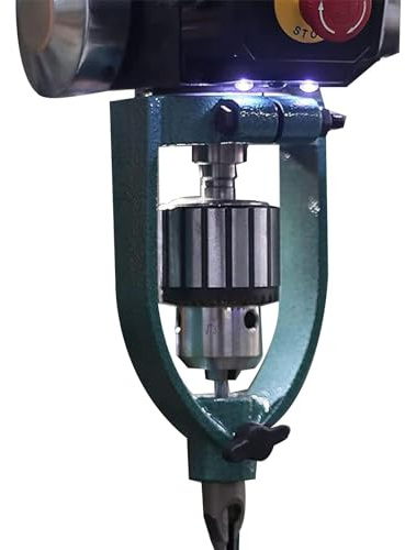 Square Hole Drill Fixing Bracket Skid-Mounted Design, Easy To Install | Square Hole Stainless Steel Material, Skid-Mounted Design, Woodworking Mortising Tool for Bench Drills Fixtures