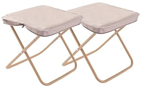 Perfeclan 2X Camping Hocker Sitz Klapp Kleinen Stuhl Picknick Stuhl Heavy Duty Tragbare Stuhl Mini Klapp Hocker für BBQ Reisen Picknick