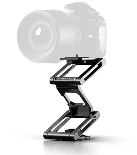 edelkrone FlexTILT Prime Flexible Head for Panning, Tilting, & More - Tripod Heads for Cameras Easy Adjustment - Z-Flex Tilt Head, Tripod Head for Sliders, Dollies, Jibs & Camera Stands (Prime)