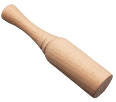 LeeQinersw Holzhammer Holzschnitzerei Mallet Holzarbeiten Beech Holz Mallet DIY Handwerk mit Ergonomischem Griff für Lederarbeiten Heimwerker Professionelle