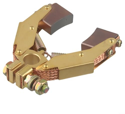 Soporte de cepillo de cobre en forma de V para máquina de alambre Strander, soporte de cepillo de motor de cobre, conjunto de cepillo de carbono de espiga, compatible con cepillos de carbono de motor