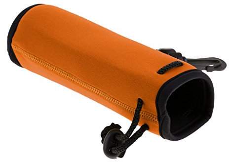 perfk Neopren Flaschenhülle Outdoor Sport Trinkflasche Halter Wasserflasche Aufbewahrungstasche, Orange
