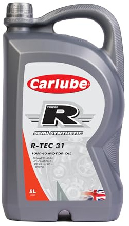 Carlube Triple R 10W-40 ACEA A3/B4, API SN+ Synthetic Engine Oil R-TEC 31 5L