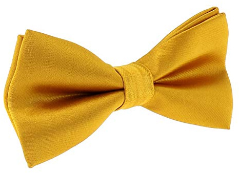 SHIPITNOW Herrfluga – 30 färger – herrfluga bröllop, fest – satintyg, enfärgad – förbunden, Guld (gyllene färg)