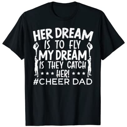 Cheer Dad Cheerleading Gymnastik T-Shirt