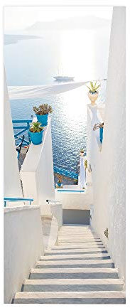 workid 3D Türtapete Türfolie selbstklebend TürPoster PVC Türaufkleber Fototapeten Ozean 77x200