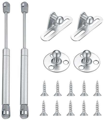 2 Stück Hydraulic Gasdruckfeder, 100 Nm/10 kg Gasdruckdämpfer | Kompressionsfeder Beschläge, Gasfeder Soft Close Scharniere