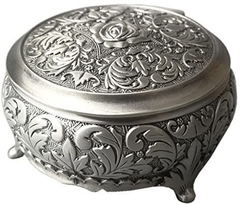 ASHSDI Spieluhr Musikbox, Music-Kasten von Emboss Alloy Metall-Music-Wind-Up und Bewegung Musical Box for Weihnachten/Geburtstag Musikspieluhr Spieldose (Color : Jingle Bells)