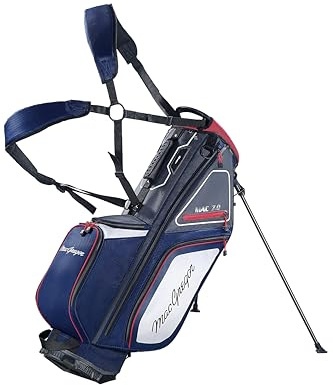 MACGREGOR Principal 9.5 Lightweight Golf Stand Bag With 2 Full Length Dividers, 7 Pockets And Padded Dual Strap