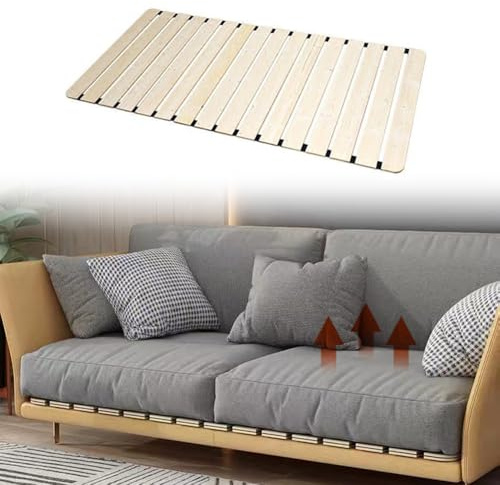 MOTTK Tavola di supporto in legno per cuscino sotto il divano, ricambio per la riparazione del sedile cedente, resistente tavola in legno massello per cedimenti, prolunga la durata del divano (50 x