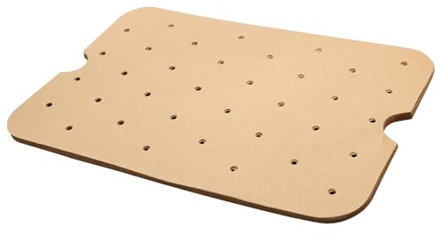 Godneei Papier Sulfurisé pour Air Fryer, 100 Feuilles de Papier Cuisson Air Fryer, Perforé, Antiadhésif, Résistant à la Chaleur jusqu'à 450°F, Accessoire Essentiel pour Air Fryer