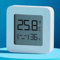 Xiaomi Mi Temperature And Humidity Monitor 2 - Jauge de température et d'humidité instantanées | Horloge thermomètre numérique environnementale | Compatible avec Mi Home | Testeur d'humidité de