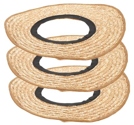 VALICLUD 3pezzi Cappello Di Protezione Solare Per Edilizia Visiera Parasole Per Casco Di Sicurezza in Paglia Attacco Per Visiera Per Casco Parasole Per Caschi Da Lavoro