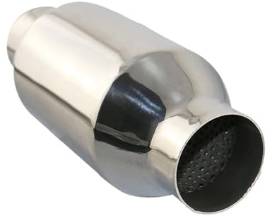 Tubo Escape Automóvil Resonadores De Silenciador Universales De 2 Y 2,5 Pulgadas De Acero Inoxidable Para Escape Deportivo De Coche.(ZZ407c)