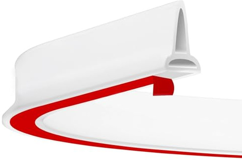2m Joint Porte Douche Autocollante, 360° Flexible, Barrière De Douche Pliable étanche, Pour Douche, Cuisine, Salle De Bain, Seuil De Douche Barrage D'eau