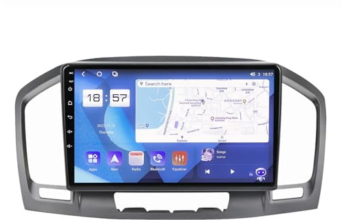 Autoradio Android 13 per Buick Regal 2009-2013, touchscreen da 9, CarPlay, Android Auto, navigazione GPS, Bluetooth 5.0, WiFi, radio FM/DAB+, RDS, telecamera posteriore (NF-4)