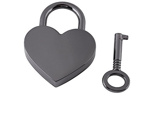 Mini Cadenas en forme de coeur et Serrure à clé pour sac à bagages