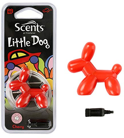 Scents Little Dog Car Vent Clip Air Freshener - Cherry