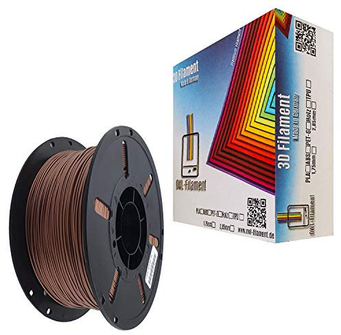 OWL-Filament 3D-Drucker PET-G 1,75mm 1kg Spule Rolle (Kupfer Metallic)