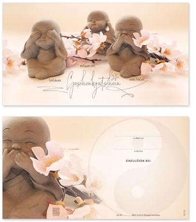 GESCHENKGUTSCHEINcom by POS-HAUER. 10 Gutscheine, blanko zum selber Ausfüllen. Für Massage Kosmetik Physiotherapie.