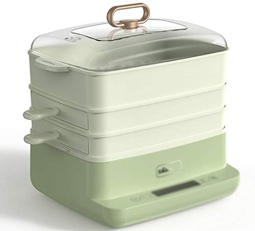 Samnuerly Macchina per involtini di Riso Vaporiera elettrica per Alimenti Macchina per la Colazione Multifunzione Macchina per la casa Tipo Liangpi
