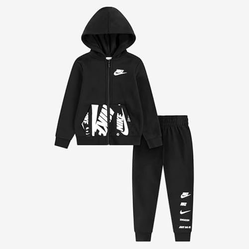 NIKE -TUTA COMPOSTA DA FELPA E PANTALONE -FELPA CON ZIP INTEGRALE E COLLO ALTO -FELPA CON TASCHE A MARSUPIO -FELPA CON LOGO RICAMATO -PANTALONE CON GIROVITA REGOLABILE CON CORDINO -PANTALONE CON ORL..