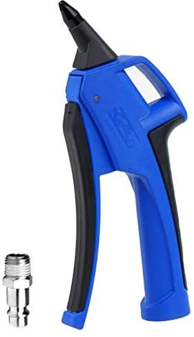 GAV Pistola de Aire Comprimido - Soplador de Aire para Accesorios Compresores de Aire - Pistola de Soplado Profesional 5000 Series - 5006 - Boquilla de Aluminio (Corta)