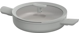 BergHOFF Leo Doppelgriffige Schmorbratenpfanne mit Deckel Balance Moonmist 26 cm - Leo