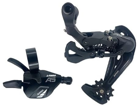 JZYSS Fahrrad Schaltwerk A5 1X9 9-Fach Schaltwerke Trigger Groupset 9s 9v Schalthebel 9-Fach Schaltwerkschalter kompatibel Schaltwerke (Color : 9S ULT-Long Groupset)