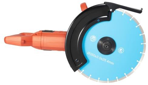 Betonsäge mit 35cm Diamantblatt, Trennsäge Trennschleifer 3800r/min|3000W, Nass-/Trockenbetonsäge, Betonschneider Staubfreies Schneiden für Keramische Fliesen|Marmor