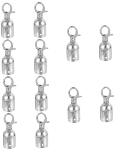 JECOMPRIS 12pezzi Cord Stopper Inossidabile Gancio Tappi Per Estremità Per Railing e Facile Installare Adatto Per Piccolo