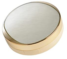 HONMEET Kosmetikbehälter Aus Kunststoff Rougebox Leer Make-up-foundation-box Mit Spiegel Und Puderquaste Für Frauen Und Mädchen Für Reisen Und Alltag