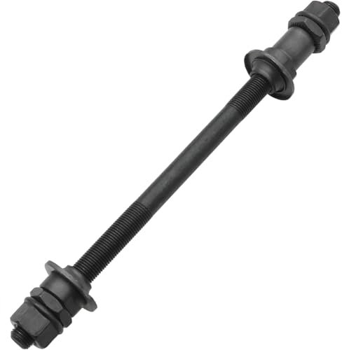 safycaby Fahrradachse, 190 mm, mehrfache Geschwindigkeit, Hinterachse, 3/8 Zoll, Fahrradachse, Ersatz für Rennrad, Mountainbike, MTB, BMX, 1 Stück