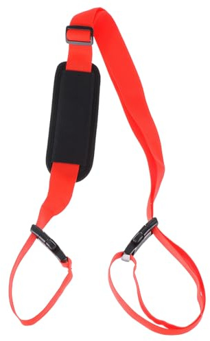 PATIKIL Carrying Beach Chair Straps, Adjustable Fabric Straps for Folding Chair, Red