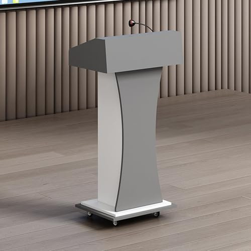 Support de Podium Mobile Sur Pied，support D'hôtesse en Bois Support de Présentation Pour Enseignant Conférencier Salle de Classe，support de Chaire D'église Pour Salle de Réunion/auditorium