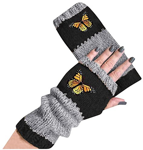 Warehouse Deals Angebote Handschuhe Winter Damen Fingerlose Handschuhe Für Damen Warme Winterhandschuhe Armsleeve Handschuhe Damen Fingerlos Armstulpen Kurzer Halbe Fingerhandschuhe Handstulpen Unisex