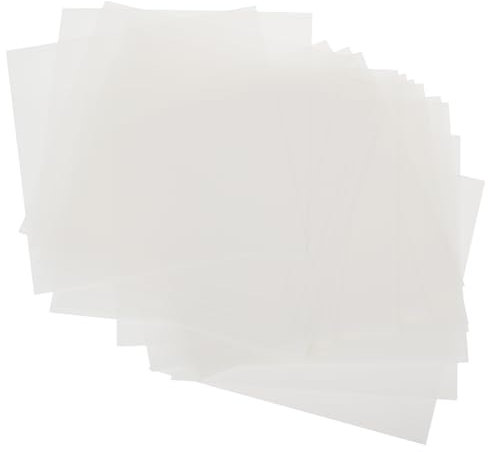 Operitacx 24stücke Transparente Schablonenblätter Milchig-transparent Leere Schablonen Aus Kunststoff Durchscheinende Vorlagenfolien Zum Basteln Diy-schablonenmaterial Bastelblätter Aus Pet-