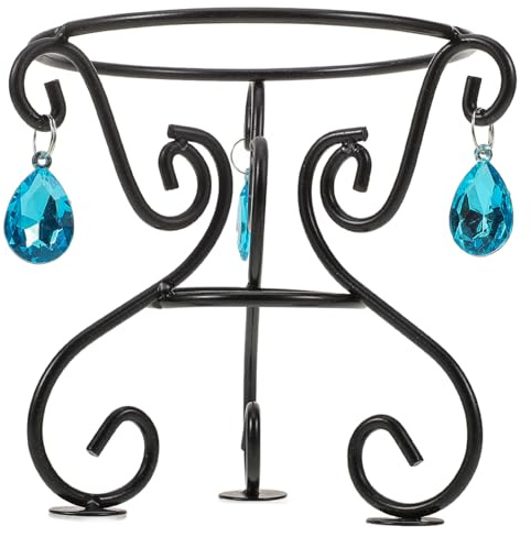 VICASKY Moderner Metallhalterung Kugelständer aus Eisen Leichter Tragbarer Ballpräsentationsständer mit Kreativem Design für Schreibtisch Dekoration