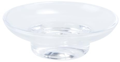 Orivin Seifenschale Aus Glas, Ersatzseifenschale, Dickes, Klares Glas, Universell Passend Für Badezimmer, Dusche Und Waschbecken