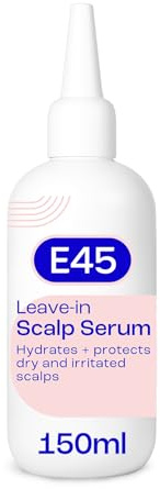E45 Hydrating Scalp Serum, Protects Against Dryness, Itch & Irritation, Helps Reduce Dandruff & Sebum, Moisturises Sensitive Skin, Fragrance Free, 150ml
