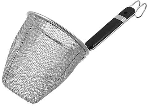 VALICLUD Cuchara Coladora Para Fideos Duradera De Malla Utensilio De Cocina De Acero Inoxidable Para Escurrir Pasta y Espagueti Uso Diario Cocina