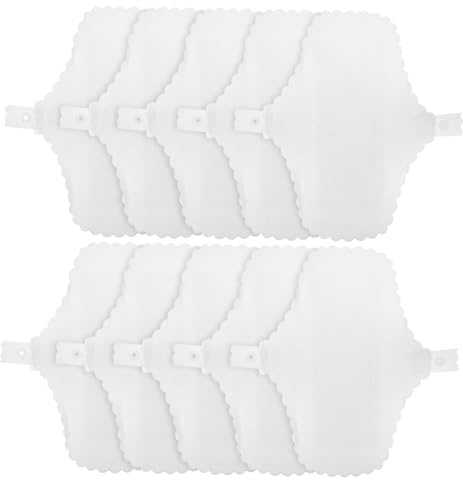 CLISPEED Wiederverwendbare Menstruationsbinden Baumwolle Mit Knopf 10 Stück 180mm Flügel Damenbinde Für Alltag Schwimmen Schlafen