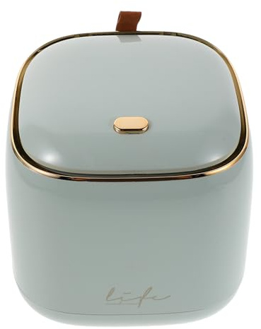jojofuny Mini Poubelle avec Couvercle Petite Poubelle de Table de Bureau Compacte