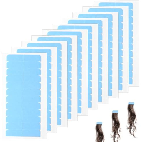 240 piezas de cintas adhesivas de repuesto para extensiones de cabello. Tiras adhesivas para pelucas. Cinta invisible para extensiones de cabello. Tiras adhesivas de doble cara para pelucas y extensio