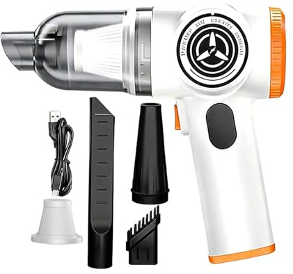 Aspirateur De Voiture Sans Fil - Dépoussiéreur de Nettoyage 15000Pa Rechargeable - Aspirateur pour Nettoyage Intérieur,Pour Meubles De Maison Sedans SUVs RVs Minivans Pickups Bateaux Véhicules