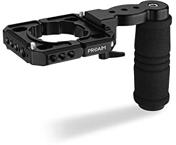 PROAIM-Zubehörmontageklemme für Kamera-Kardangelenke und Arm-Westen-Stabilisierungssysteme. Inklusive gummigepolstertem Griff. (MC-RONS)