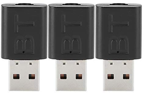 Transmisor Receptor Bluetooth, 3PCS KN320 Adaptador Bluetooth 5.0 Receptor de Audio Inalámbrico para Computadora Auriculares Estéreo Domésticos