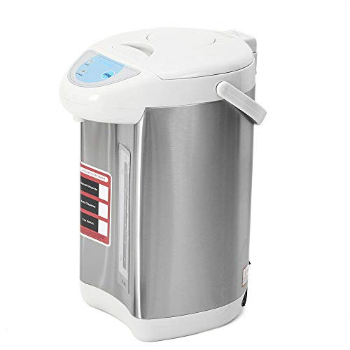 Dispensador de agua caliente, 4 L, 750 W, termo de acero inoxidable, alta velocidad, con cable, uso con seguridad para niños